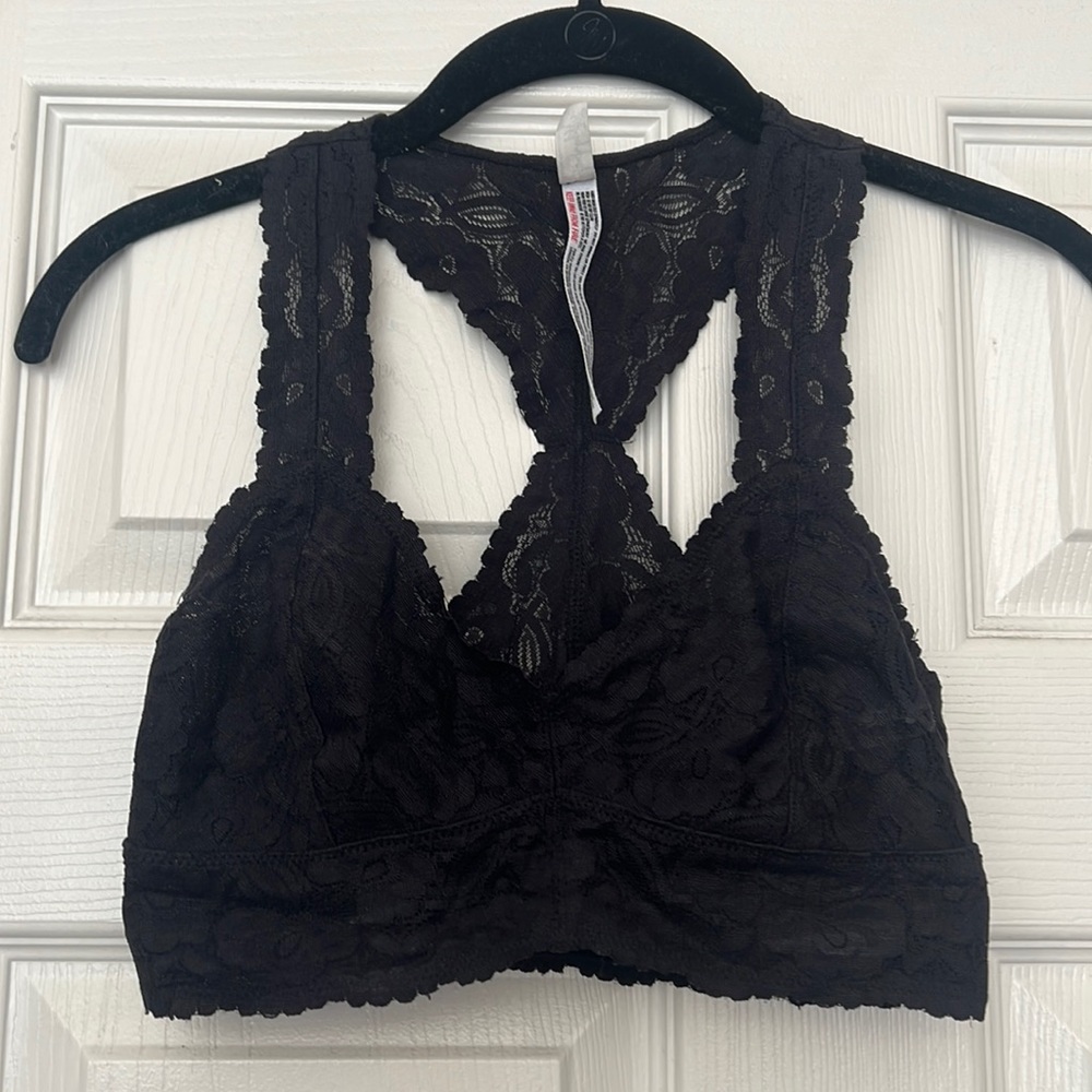 Free people racer back lace Bralette